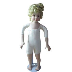 SEYMOUR MANN Hargrave Porcelain 22" Doll NUDE 1997